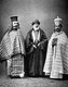 Turkey: A Muslim mullah flanked by two Christian priests, Ottoman Empire, possibly Konya, c. late 19th century