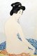 Goyō Hashiguchi (橋口 五葉 Hashiguchi Goyō, December 21, 1880 - February 24, 1921) was a Japanese painter and woodblock artist.<br/><br/>

Hashiguchi was born Hashiguchi Kiyoshi in Kagoshima Prefecture. His father Hashiguchi Kanemizu was a samurai and amateur painter in the Shijo style. His father hired a teacher in the Kano style of painting in 1899 when Kiyoshi was only ten. Kiyoshi took the name of Goyo while attending the Tokyo School of Fine Arts, from which he graduated best in his class in 1905.
